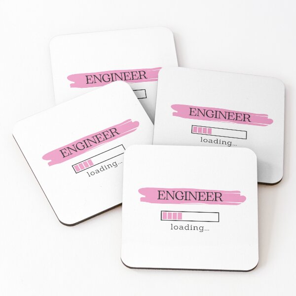 Item preview, Pink Engineer Loading | Gift for Polytechnic Student designed and sold by PakoArtStudio.