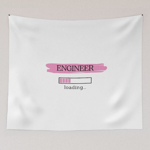 Item preview, Pink Engineer Loading | Gift for Polytechnic Student designed and sold by PakoArtStudio.