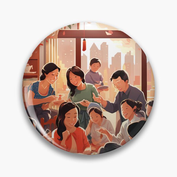 Item preview, Lunar New Year family designed and sold by Newbie Art.