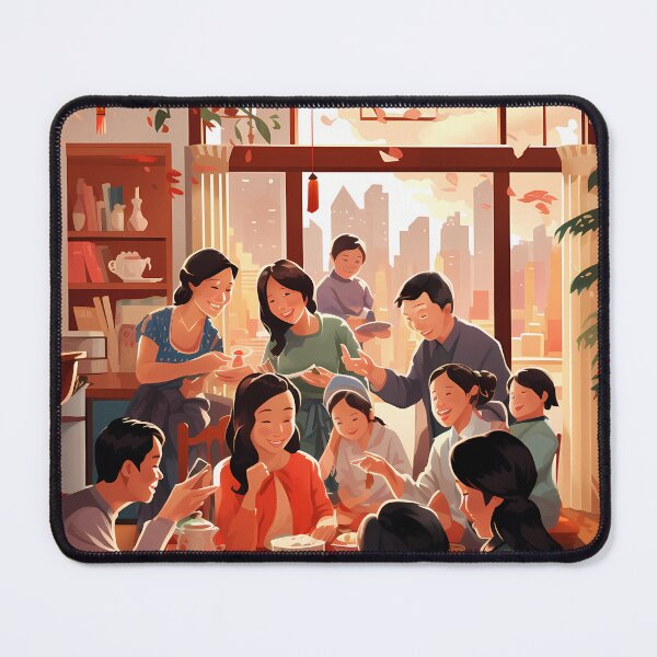 Item preview, Lunar New Year family designed and sold by Newbie Art.