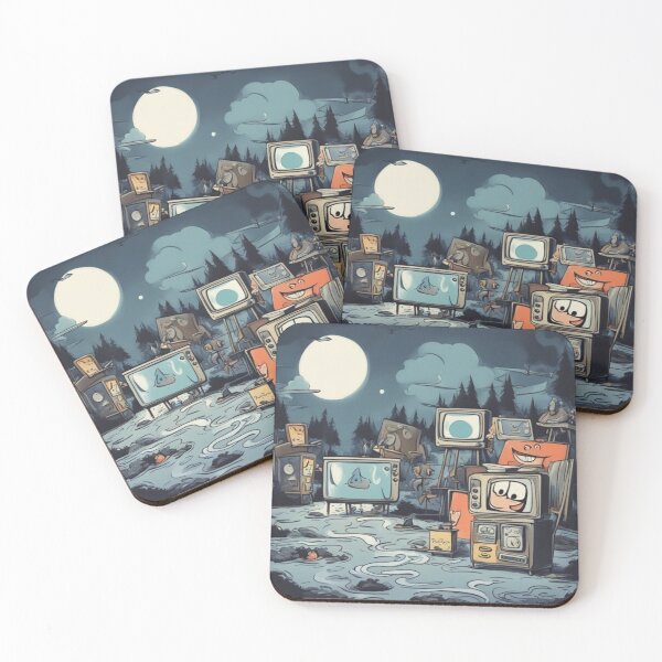 Item preview, Televisions in a mystical forest designed and sold by Giorgino-Gio.