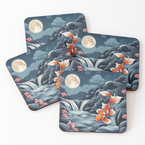 Item preview, Koi in a mystical river designed and sold by Giorgino-Gio.