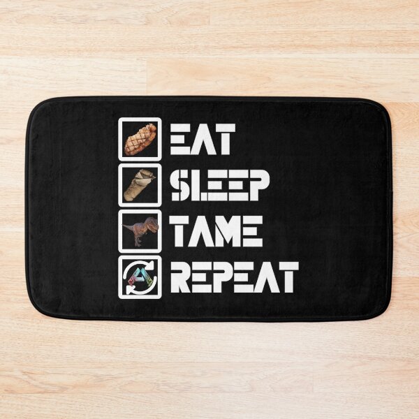 Item preview, ARK Survival Ascended - Eat, sleep, tame, repeat - white designed and sold by Kormix.