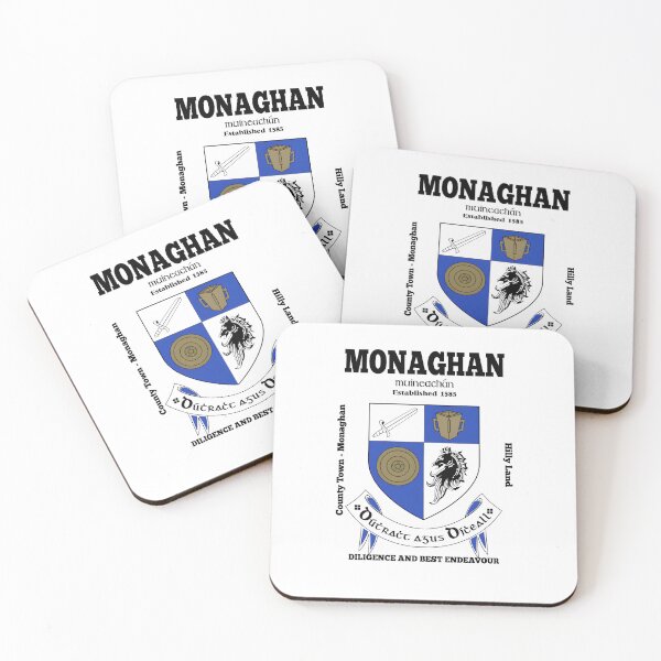 Item preview, Irish County Monaghan Ireland Crest, Translation & More designed and sold by REAL IRISH GIFTS.