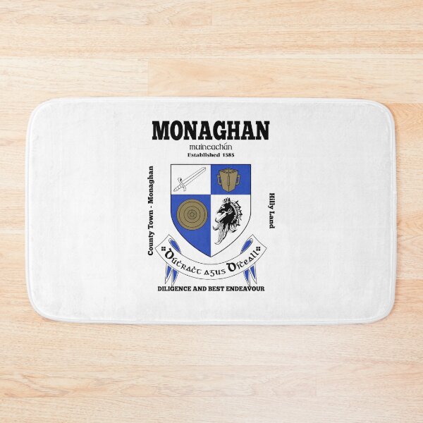 Artikelvorschau, Wappen der Grafschaft Monaghan, Irland – Übersetzung & mehr entworfen und verkauft von REAL IRISH GIFTS.