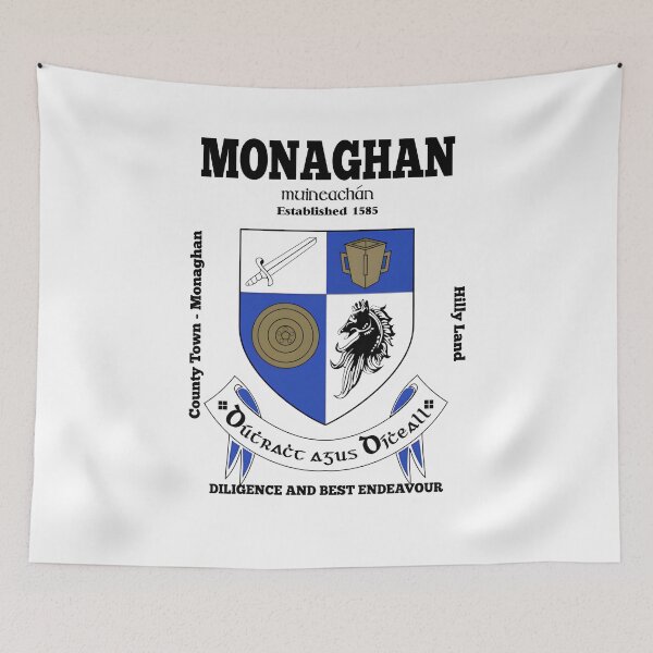 Item preview, Irish County Monaghan Ireland Crest, Translation & More designed and sold by REAL IRISH GIFTS.