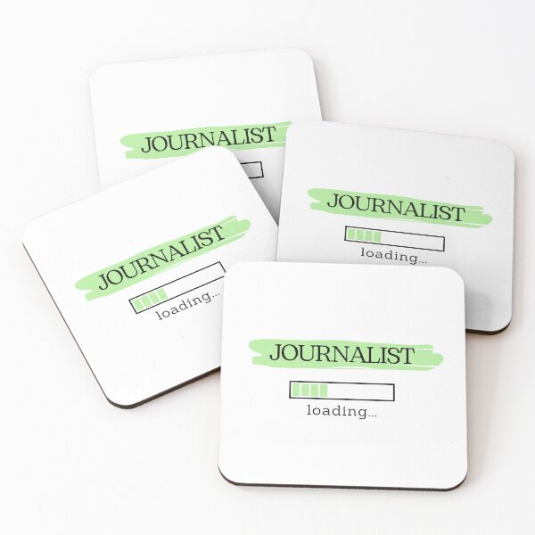 Item preview, Light Green Journalist Loading | Gift for Journalism Student designed and sold by PakoArtStudio.