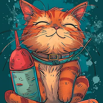 Artwork thumbnail, Calm Cat by Ryslissa