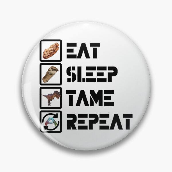 Item preview, ARK Survival Ascended - Eat, sleep, tame, repeat - black designed and sold by Kormix.