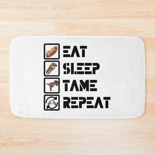 Item preview, ARK Survival Ascended - Eat, sleep, tame, repeat - black designed and sold by Kormix.
