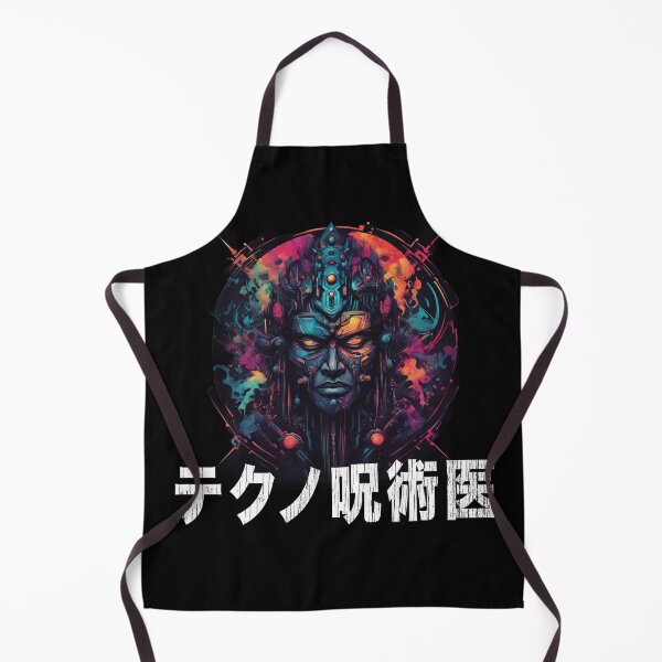 Item preview, TechnoShaman, Cyberpunk, Black Magic, Japanese Kanji designed and sold by Burn-Ego.