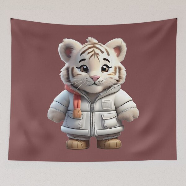 Item preview, Fluffy Feline Bliss: Adorable Tiger Cub Collections designed and sold by nadeem4design.