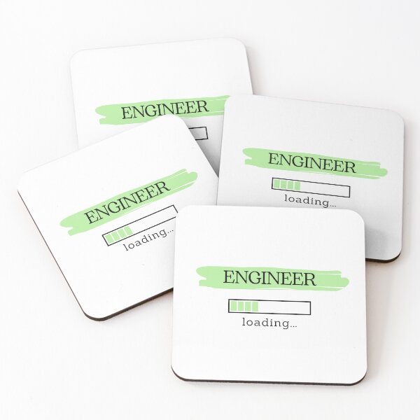 Item preview, Light Green Engineer Loading | Gift for Polytechnic Student designed and sold by PakoArtStudio.