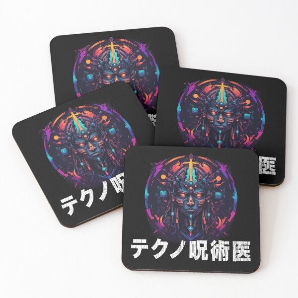 Item preview, TechnoShaman, Cyberpunk Spirituality, Japanese Kanji designed and sold by Burn-Ego.
