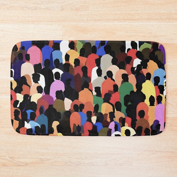 Item preview, Colorful Crowd of People Illustration designed and sold by the-cc.