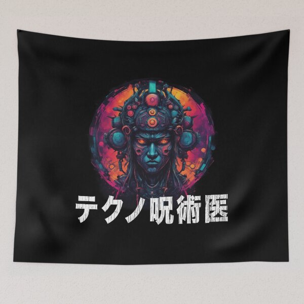 Item preview, TechnoShaman, Cyberpunk Occult, Japanese Kanji designed and sold by Burn-Ego.
