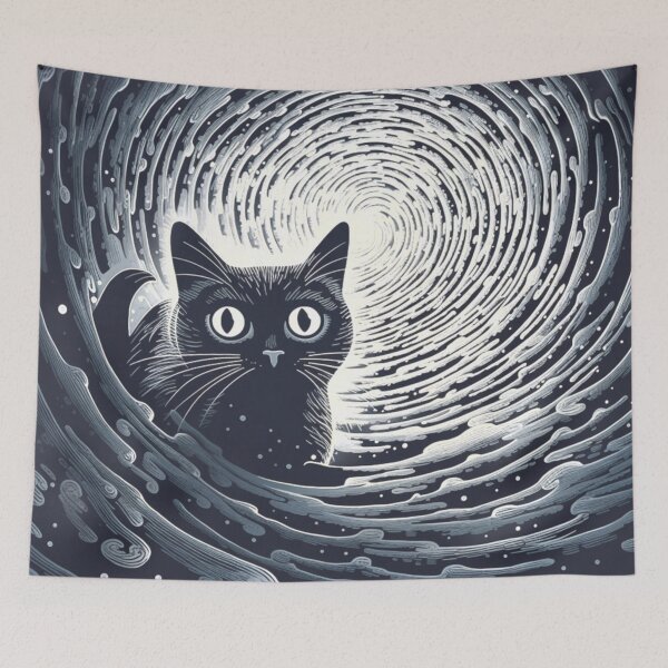 Item preview, Cute Black Cat designed and sold by AffirmDSG.