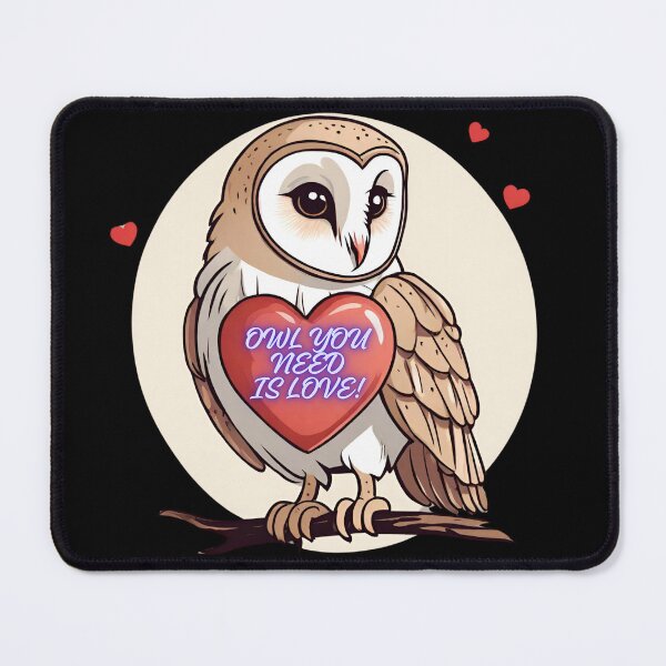 Item preview, Owl you need is love, Barn owl designed and sold by ArtyWares.