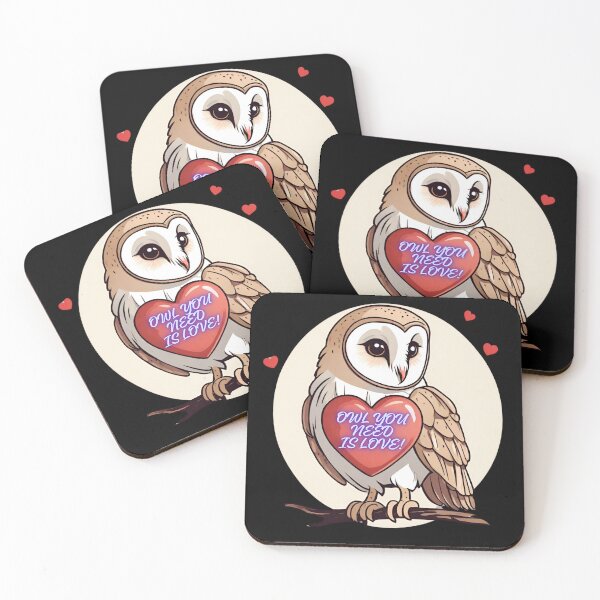 Item preview, Owl you need is love, Barn owl designed and sold by ArtyWares.