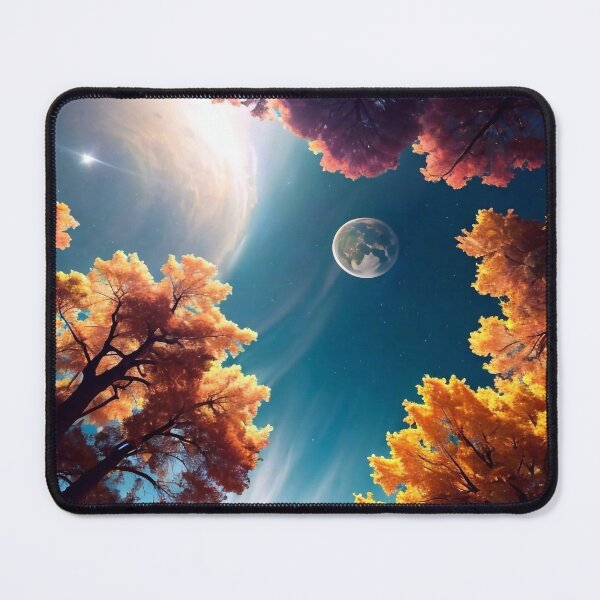 Item preview, Tree branches reaching up out of the earth's atmosphere designed and sold by M-Y-A-R-T-.