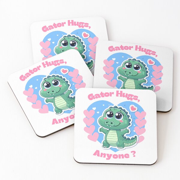 Item preview, Kawaii Little Alligator Trades Hugs designed and sold by Ruthrasankar.