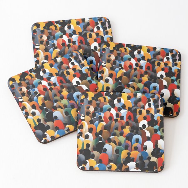Item preview, Colorful Crowd of People designed and sold by the-cc.