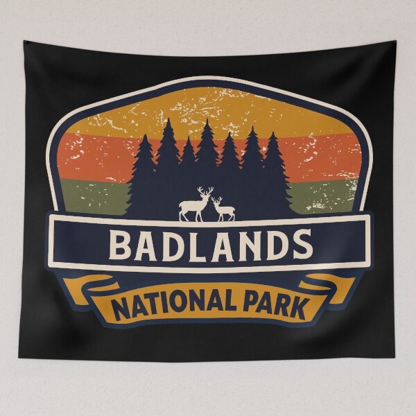 Item preview, Badlands National Park-Vintage designed and sold by Nature-spirit.