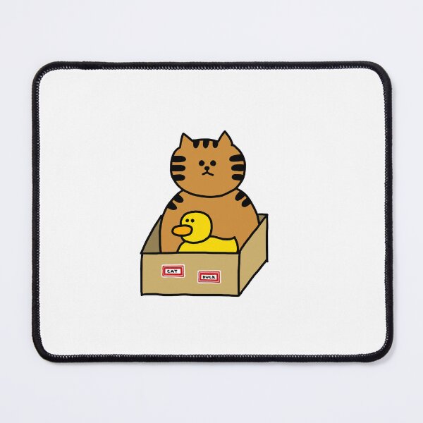 Item preview, a Cat and a Duck in the box designed and sold by superbaechoo.
