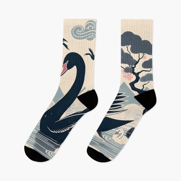 Item preview, Black swan style art designed and sold by RubisLeaf.