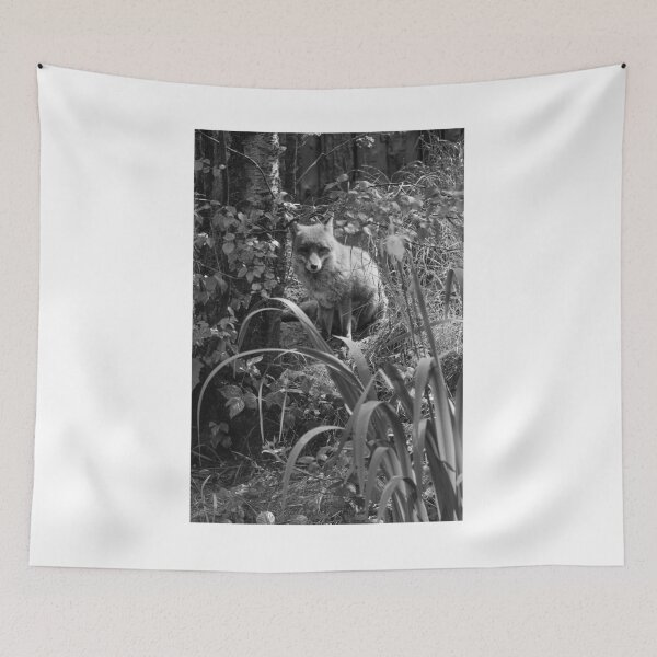 Item preview, Fox at the Rescue Center bw designed and sold by eddiebarronshop.