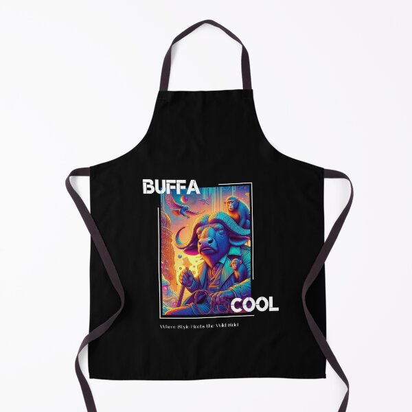 Item preview, buffalo river: Futuristic Buffalo Fashion with Mischievous monkeys in Dieselpunk Wonderland designed and sold by zax454.