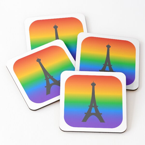 Item preview, Paris Rainbow Eiffel Tower designed and sold by Inspirationmotivation.