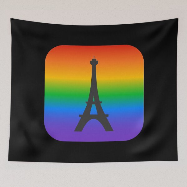 Item preview, Paris Rainbow Eiffel Tower designed and sold by Inspirationmotivation.
