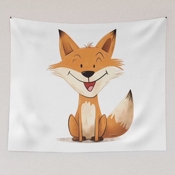Item preview, Happy Red Fox designed and sold by ColorConsole.