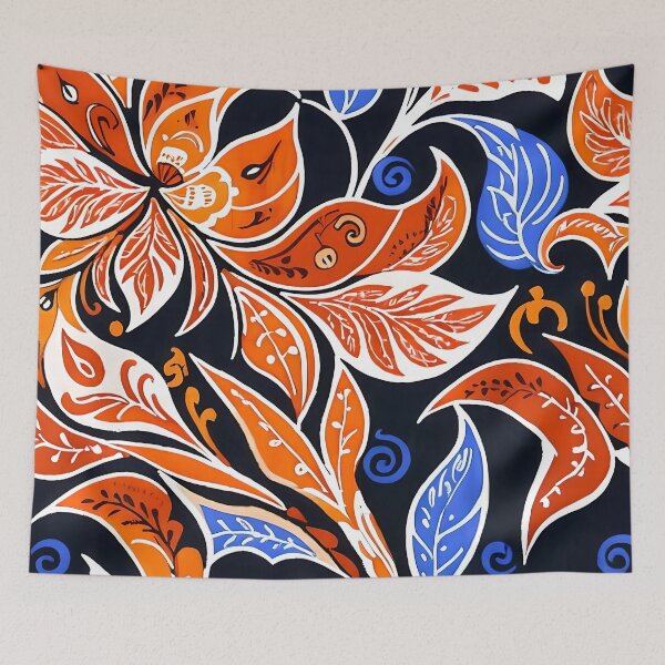 Item preview, Folkloric Flourish designed and sold by Cominu-Arts.
