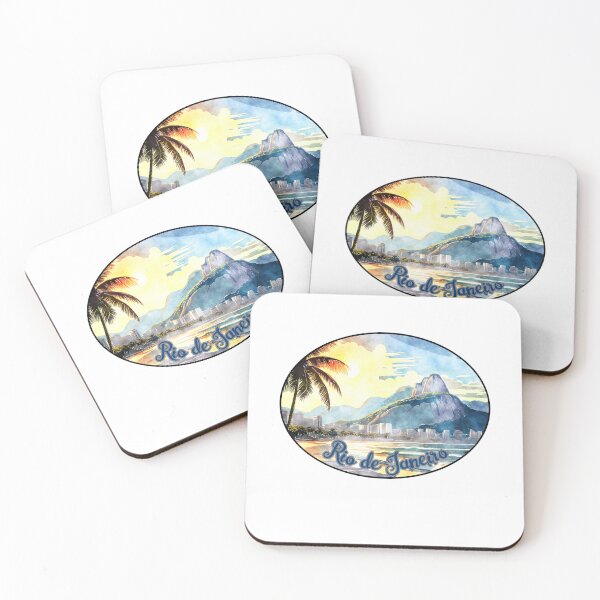 Artikelvorschau, Rio de Janeiro - watercolor entworfen und verkauft von BHeiko.