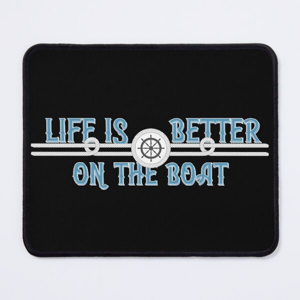 Item preview, Life Is Better On The Boat - Captain Life designed and sold by EmiAndMike.
