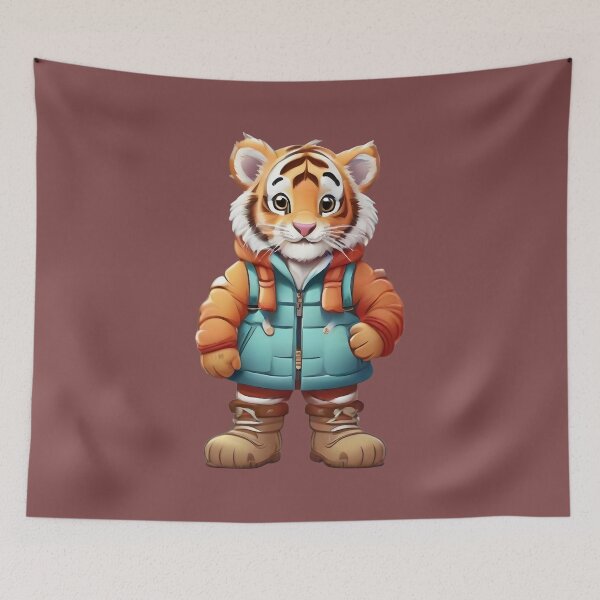 Item preview, Fluffy Feline Bliss: Adorable Tiger Cub Collections designed and sold by nadeem4design.