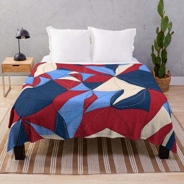Item preview, Abstract Floral Fusion In a Geometric Bloom designed and sold by Cominu-Arts.