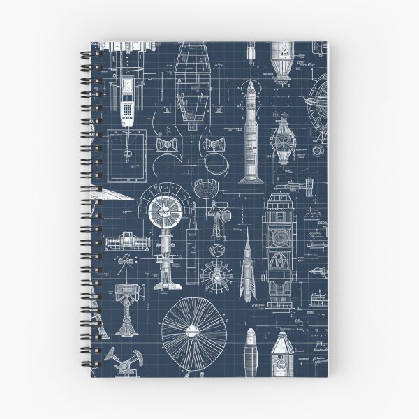 Item preview, Inventive Genius - Blueprint Minimalism Square Edition designed and sold by kaliguy17.