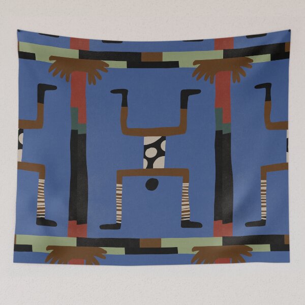 Item preview, Man standing on his head - abstract art designed and sold by inbaluchi.