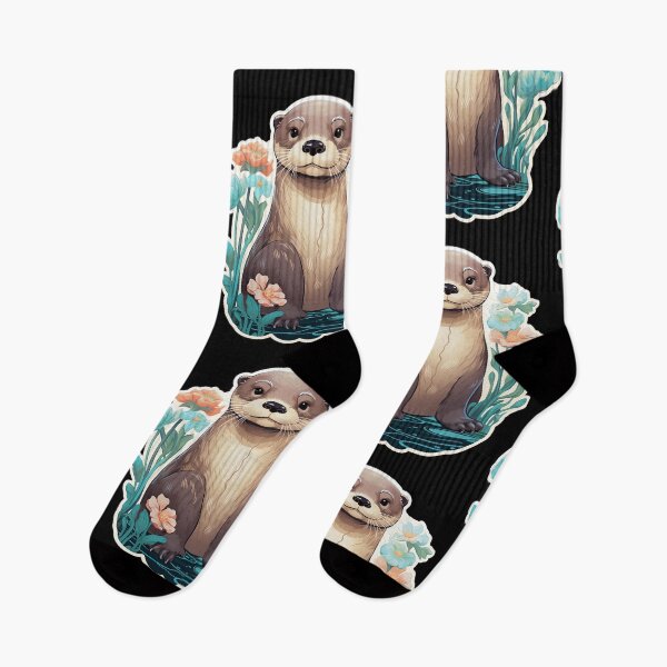 Artikelvorschau, Ukiyo-Flussotter entworfen und verkauft von MiduImages.