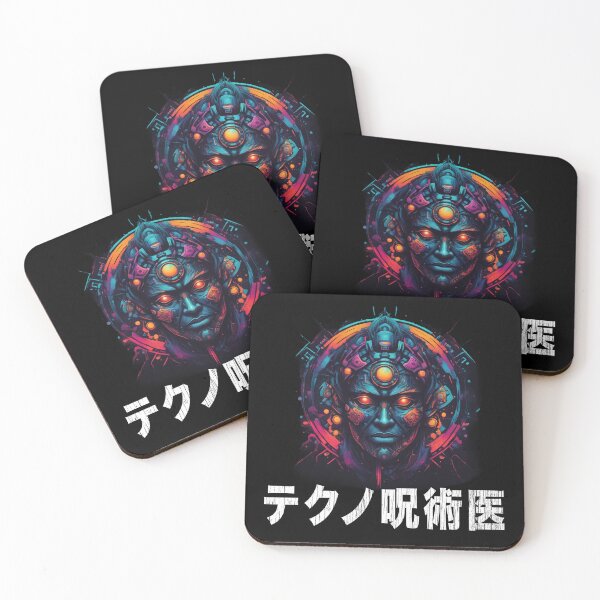 Item preview, Techno Shaman, Cyberpunk Magus, Japanese Kanji designed and sold by Burn-Ego.