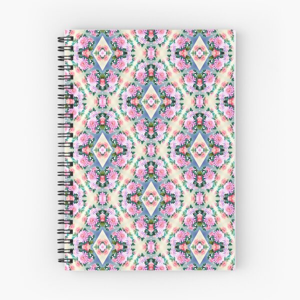 Item preview, Painting of Pink and Orange Chrysanthemum Flowers Seamless Pattern designed and sold by Petalandfur.