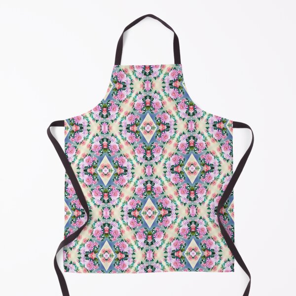 Item preview, Painting of Pink and Orange Chrysanthemum Flowers Seamless Pattern designed and sold by Petalandfur.