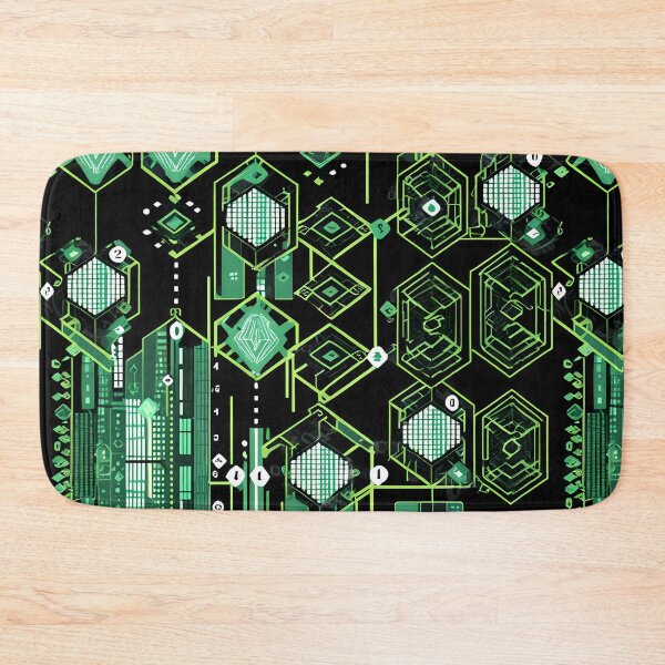 Item preview, Neon Circuitry Cybernetic Dreamscape designed and sold by Cominu-Arts.