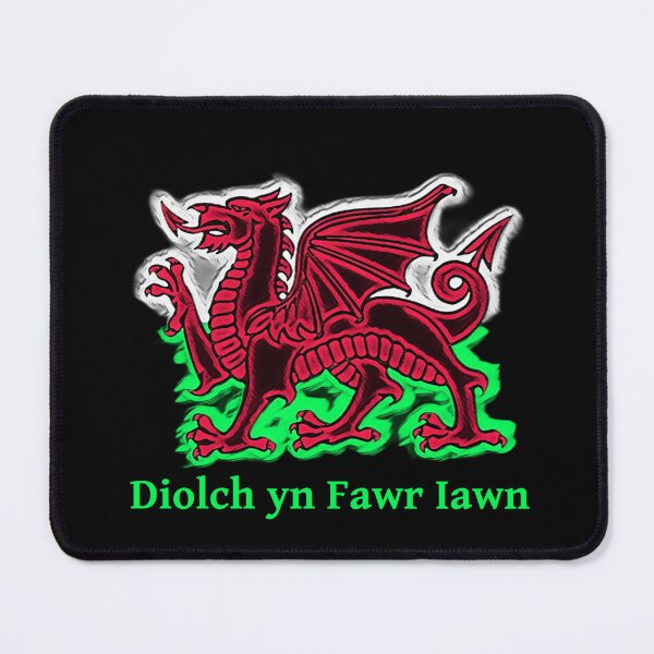Item preview, DIOLCH WELSH DRAIG GOCH DRAGON 6 designed and sold by Marni Scofidio Desi9ns.