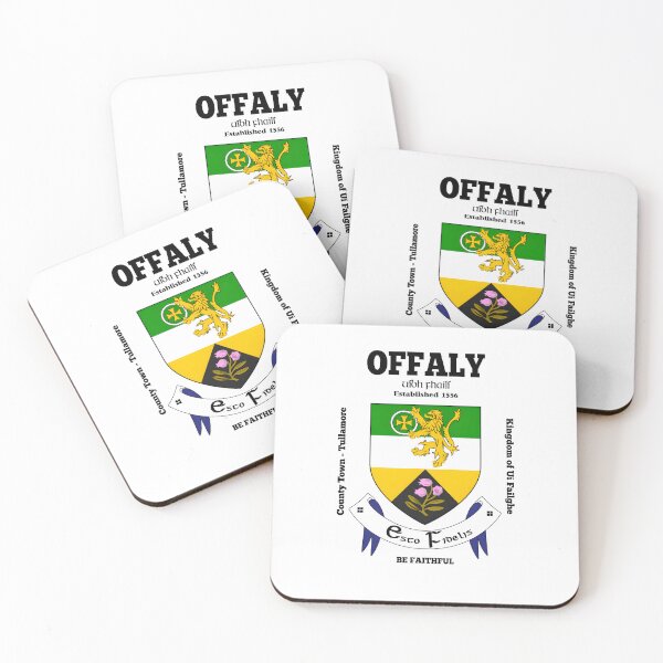 Item preview, Irish County Offaly Ireland Crest, Translation & More designed and sold by REAL IRISH GIFTS.