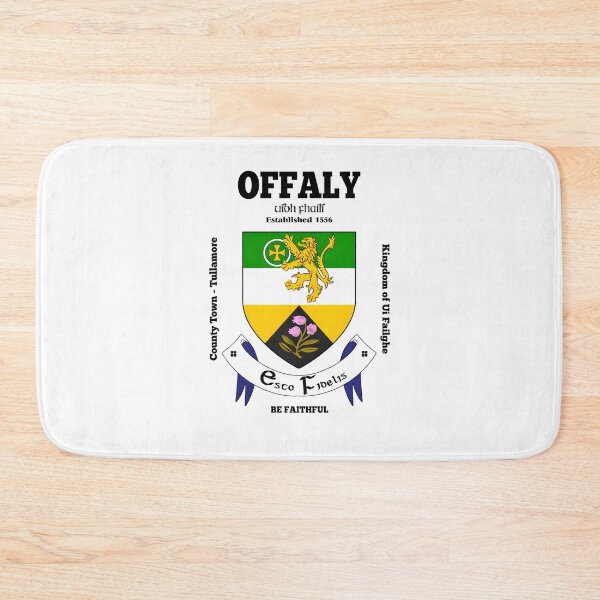 Item preview, Irish County Offaly Ireland Crest, Translation & More designed and sold by REAL IRISH GIFTS.