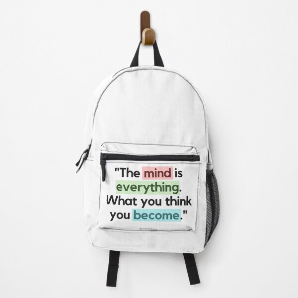Item preview, "The mind is everything. What you think you become." - Buddha Quote designed and sold by Bananobanini.